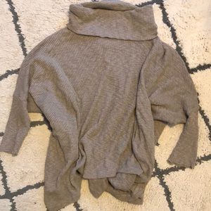 Free people open back sweater